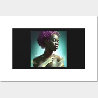 African Beauty III Posters and Art